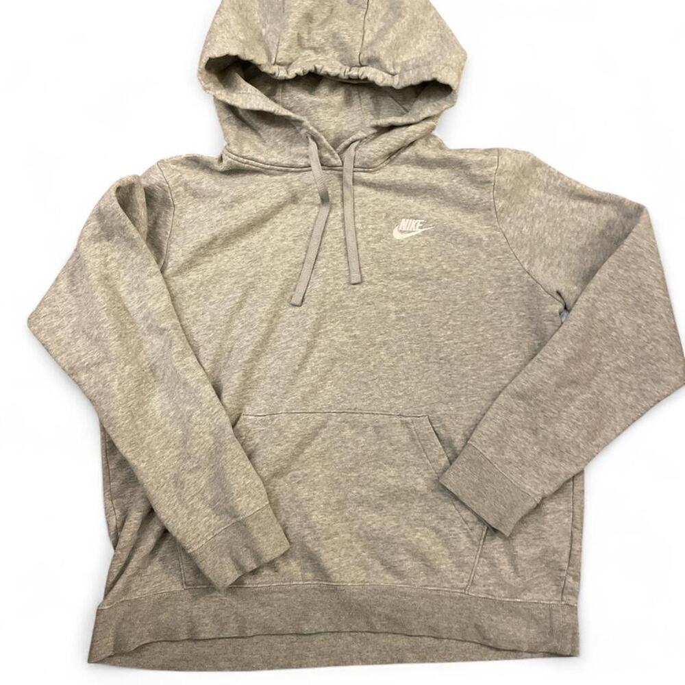 NIKE gray hoodie sweatshirt sz large women